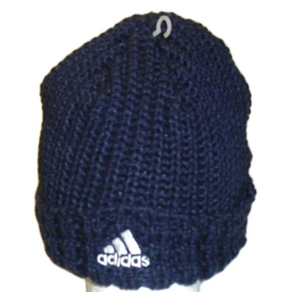 Oklahoma City Thunder Okc Mens Adidas Cuffed Beanie Winter Hat Cap New Nba - Picture 2 of 2